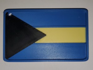 Drapeau des Bahamas.