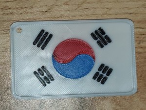 Drapeau de Corée du Sud.