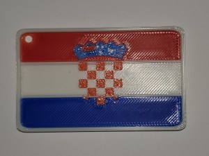 Drapeau de la Croatie.
