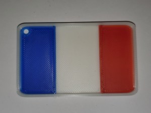 Drapeau de la France.