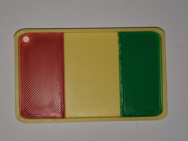 Drapeau de la Guinée.