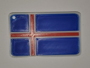 Drapeau de l'Islande.