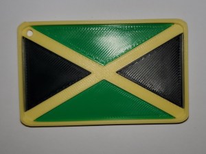 Drapeau de la Jamaïque.