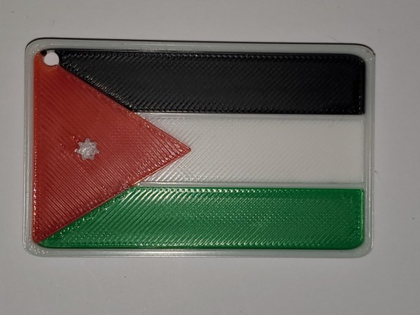 Drapeau de la Jordanie.