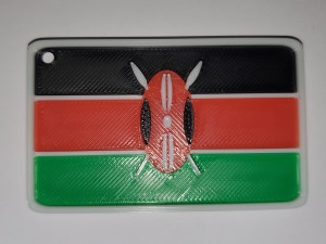 Drapeau du Kenya.