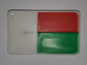 Drapeau de Madagascar.