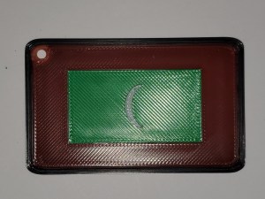 Drapeau des Maldives.