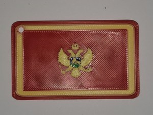 monténégro Drapeau du Monténégro.