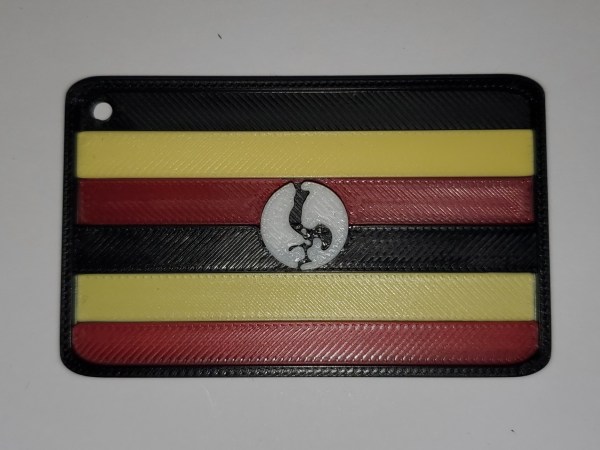 Drapeau de l'Ouganda.