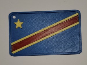 RD congo Drapeau de la RDC.
