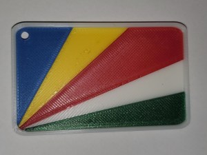 Drapeau des Seychelles.