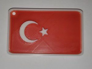 Drapeau de la Turquie.