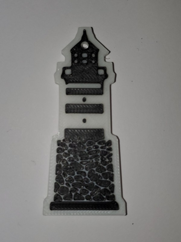 Gamme "BZH" Porte-clé phare.