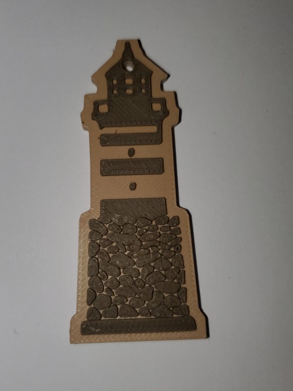 Gamme "BZH" Porte-clé phare.