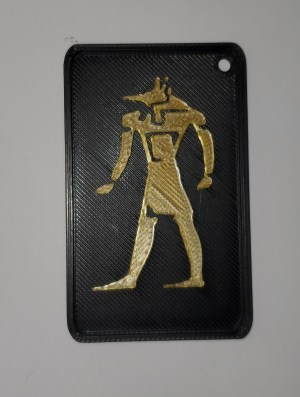 Gamme "pharaon" porte-clé Anubis.