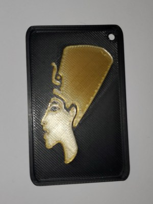 Gamme "pharaon" porte-clé reine Egypte.