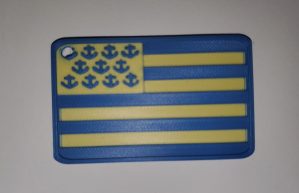 Drapeau variant "BZH ancre".