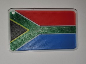 Drapeau de l'Afrique du sud.