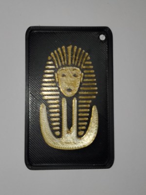 Gamme "pharaon" avec coiffe Némès.