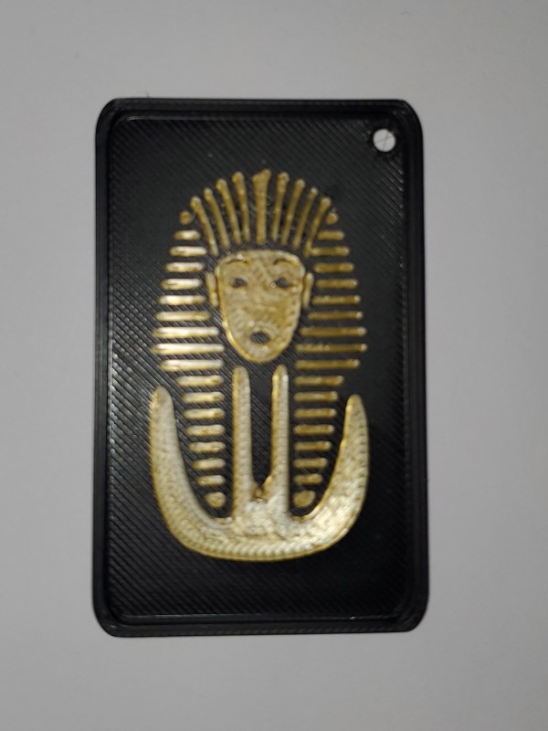nemes face Gamme "pharaon" avec coiffe Némès.