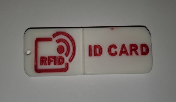 Porte-clé NFC Cas d'urgence.