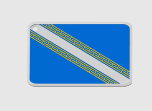 Drapeau de la Champagne-Ardenne.