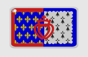 Drapeau du Pays de la Loire.